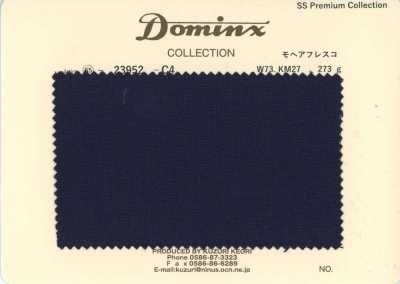 23952-C4 經典 輕薄法蘭絨小山羊絨 DOMINX 高級系列 藏青色