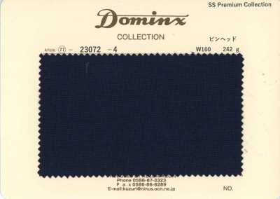 23072-4 經典款 細點紋 小山羊馬海毛 DOMINX 高級系列 藏青色