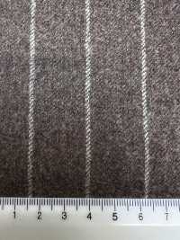 56CN5202 CANONICO（卡諾尼科）原裝毛呢法蘭絨 棕色/米色條紋[布料] 佳能 更多照片