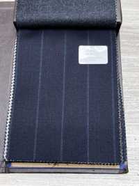 56CN5211 CANONICO（卡诺尼科） 法蘭絨經典 海軍藍/藍色 條紋[布料] 佳能 更多照片