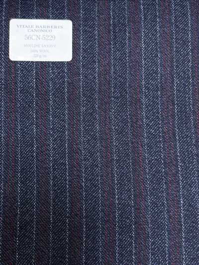 56CN5229 CANONICO（卡諾尼科） 21 雙股薩克森 海軍藍/紅條紋