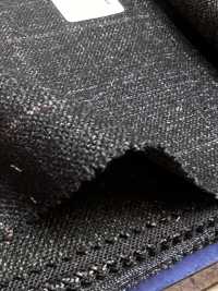 56CN5231 CANONICO WOOL SILK & LINEN 花式西裝布料 海軍藍/棕色 窗格紋 佳能 更多照片