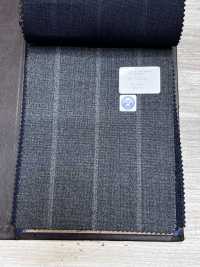 56CN5235 CANONICO（卡諾尼科）RWS 傳統精紡 21 灰色條紋[布料] 佳能 更多照片
