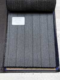 56CN5242 CANONICO（卡諾尼科）傳統精紡21 灰/棕 暗條紋[布料] 佳能 更多照片