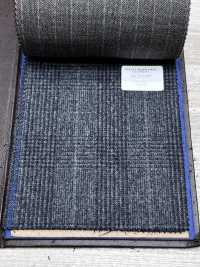 56CN5282 CANONICO（卡諾尼科）原裝羊毛法蘭絨 灰/綠色 格倫格紋[布料] 佳能 更多照片