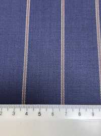 AR6551 ARISTON Super130's 海軍藍×棕色 條紋[布料] 細井商事株式會社 其他圖片
