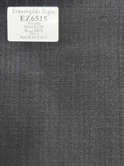 EZ6515 Ermenegildo Zegna TRAVELLER 深灰×海軍藍 條紋