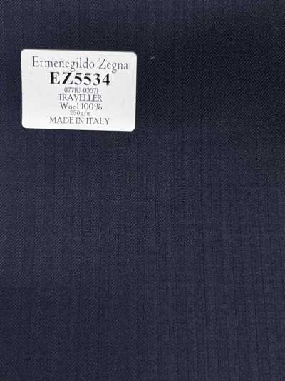 EZ5534 Ermenegildo Zegna TRAVELLER 海軍藍 條紋