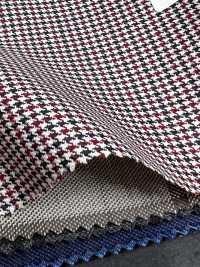 DM6141 DORMEUIL QUEEN Super100's 黑×紅 千鳥格[布料] 細井商事株式會社 其他圖片