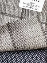 DM6142 DORMEUIL QUEEN Super100's 米色×黑色 格紋[布料] 細井商事株式會社 其他圖片