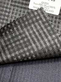 DM6148 DORMEUIL QUEEN Super100's 灰色 格紋[布料] 細井商事株式會社 其他圖片