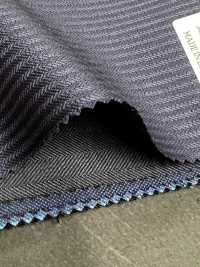 DM6150 DORMEUIL QUEEN Super100's 海軍藍 條紋[布料] 細井商事株式會社 其他圖片