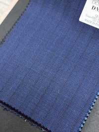 DM6155 DORMEUIL QUEEN Super100's 海軍藍×棕色 條紋[布料] 細井商事株式會社 其他圖片