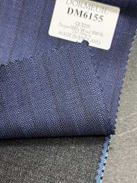 DM6155 DORMEUIL QUEEN Super100's 海軍藍×棕色 條紋[布料] 細井商事株式會社 其他圖片