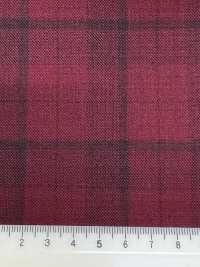 DM5137 DORMEUIL QUEEN Super100's 紅色格紋[布料] 細井商事株式會社 其他圖片