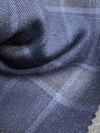 DM5144 DORMEUIL QUEEN Super100's 海軍藍 格紋[布料] 細井商事株式會社 其他圖片