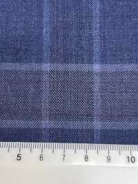 DM5144 DORMEUIL QUEEN Super100's 海軍藍 格紋[布料] 細井商事株式會社 其他圖片
