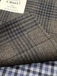 CR6617 CARNET 3PLY 灰色×海軍藍 格紋[布料] 細井商事株式會社 其他圖片