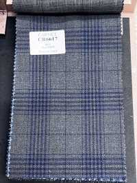 CR6617 CARNET 3PLY 灰色×海軍藍 格紋[布料] 細井商事株式會社 其他圖片