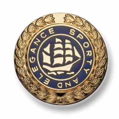 557 國產 西裝／夾克用金屬鈕扣 金色／海軍藍