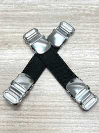 AB-2 袖吊襪帶 黑色純色袖懸掛型（將袖子塞在上下之間的類型）[正裝配飾] 山本（EXCY） 更多照片
