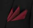 CF-302 日本製絲綢方巾 小紋圖案 栗色