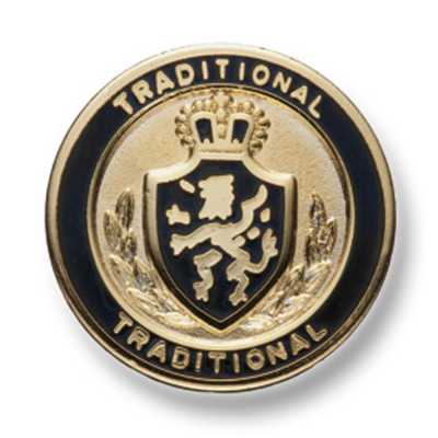 EX132 日本國產 西裝・夾克用金屬鈕扣 金色/黑色