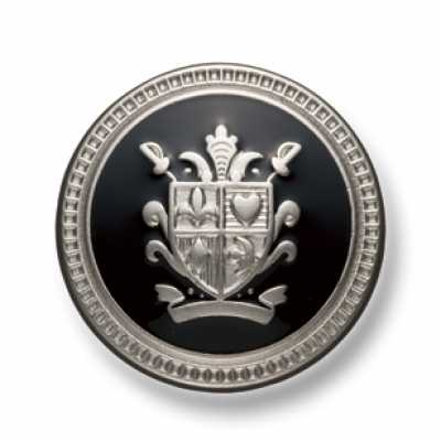 EX203 日本製 西裝・夾克用金屬鈕扣 銀色/黑色