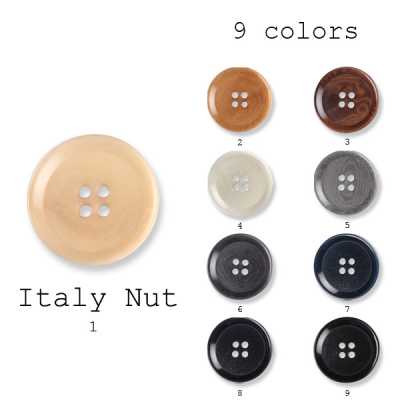 イタリーナット 義大利製造 象牙果鈕扣